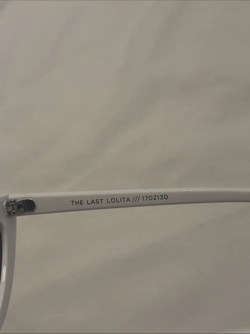 Adam Selman X Le Specs The Last Lolita White  Sunglasses Cat eye designer NWT